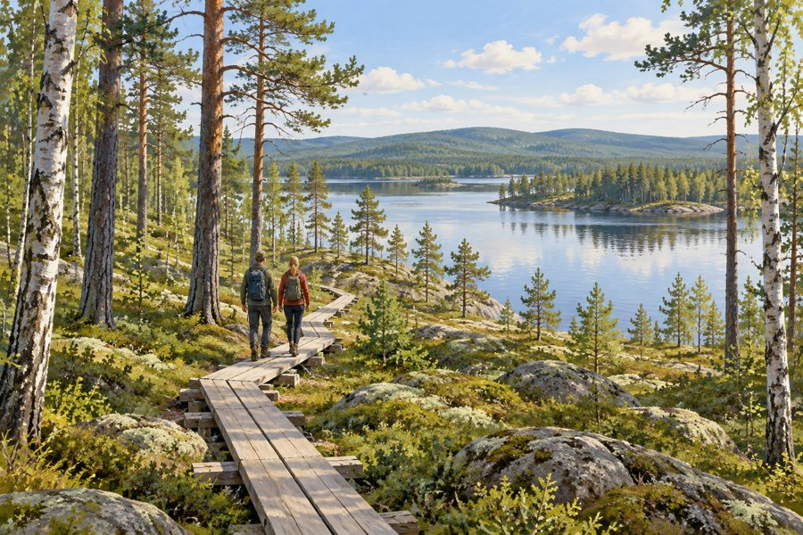 Национальные парки Финляндии — иллюстрация